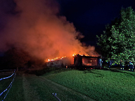 Wirtschaftsgebäudebrand 17.07.2024